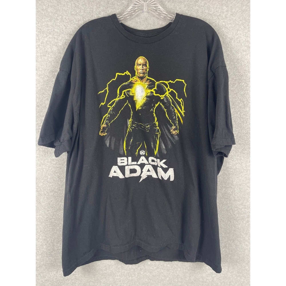 DC Comics Black Adam T Shirt‎ Men's Size 3XL Black
